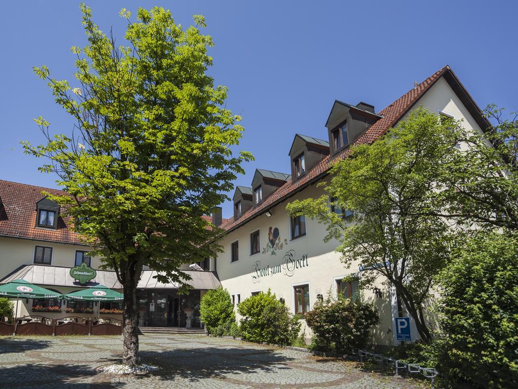 Hotel Garni Zum Gockl Unterföhring Exterior foto